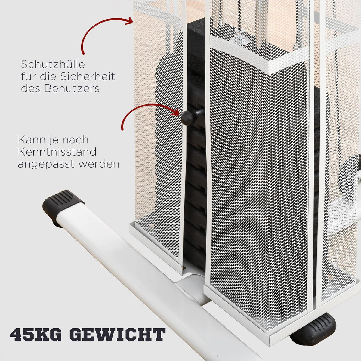 HOMCOM Multistation: Kraftstation mit Latzug, Butterfly & 45 kg Gewichten