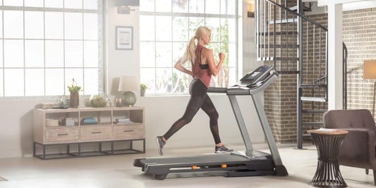 NordicTrack T-Serie: Laufband mit Steigung, Bluetooth, 136 kg Traglast