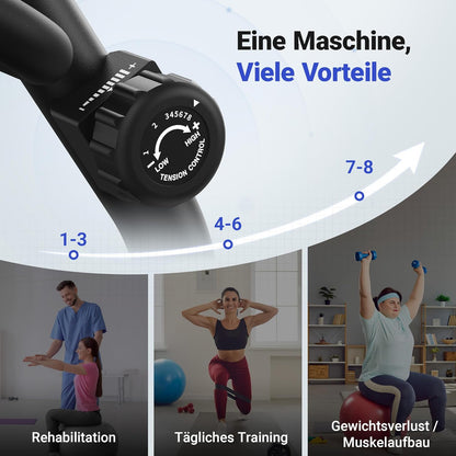 MERACH Liegeergometer: Heimtrainer mit Bluetooth und verstellbarer Rückenlehne