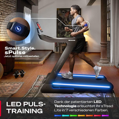 Sportstech sTread Pro/Lite: Klappbares Laufband, 20 km/h, 17 % Steigung