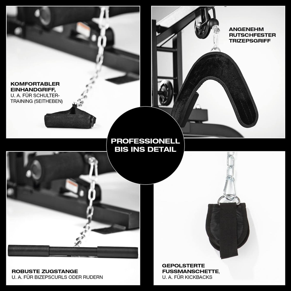 FitEngine Kraftstation: Komplettes Home Gym mit 67 kg Gewichten