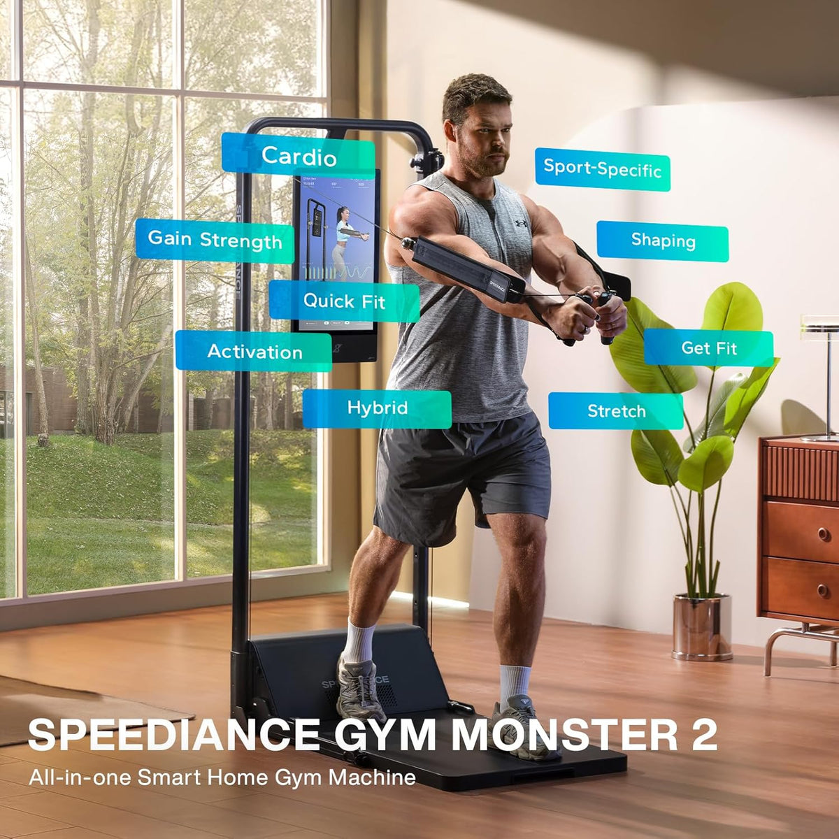 Speediance Gym Monster 2: Multifunktionale Smith-Maschine fürs Heimstudio